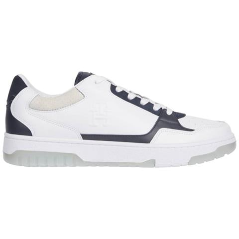 Basket Best Locker Sneakers Pelle Scarpe Uomo Bianco Eu 45, Fm0fm04969 Ybs - Foto 1