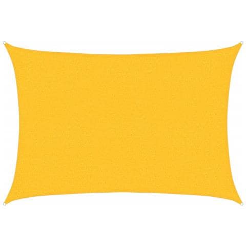 Vela Parasole 160 G /m Rettangolare Giallo 2x3 M In Hdpe - Foto 2