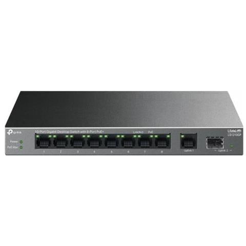 Litewave Ls1210gp Switch Di Rete Gigabit Ethernet (10/100/1000) Supporto Power Over Ethernet (poe) Nero - Foto 1