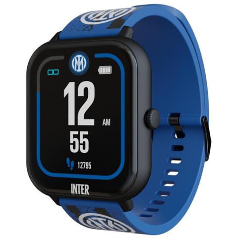 Smartwatch Inter Cassa Nera Cint. Nero e Blu 1.83" - Foto 1