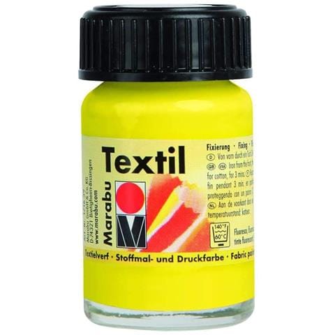 Marabu - Colori Per Tessuti ""textil Plus"" 15ml - Colore Limone 020 - Foto 1