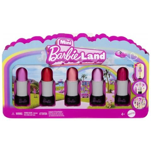 Barbie Mini Set Di Rossetti Barbieland 6 Con Mini Bambole - Jbd26 - Foto 2