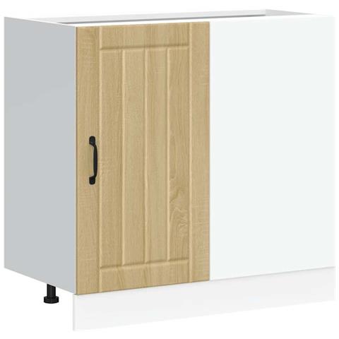 Mobile Base Lavello Lucca Rovere Sonoma In Legno Multistrato - Foto 2