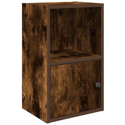 Libreria Rovere Fumo 31x24x52 Cm In Legno Multistrato - Foto 2