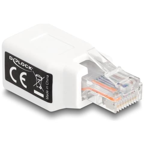 Adattatore RJ50 da maschio a femmina bianco - Foto 2