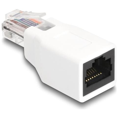 Adattatore RJ50 da maschio a femmina bianco - Foto 1