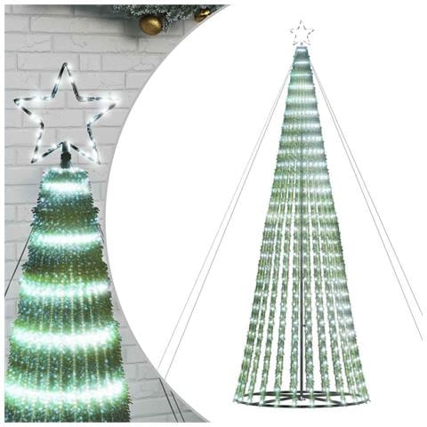Albero di Natale a LED 1028 LED Bianco Freddo 403 cm - Foto 1