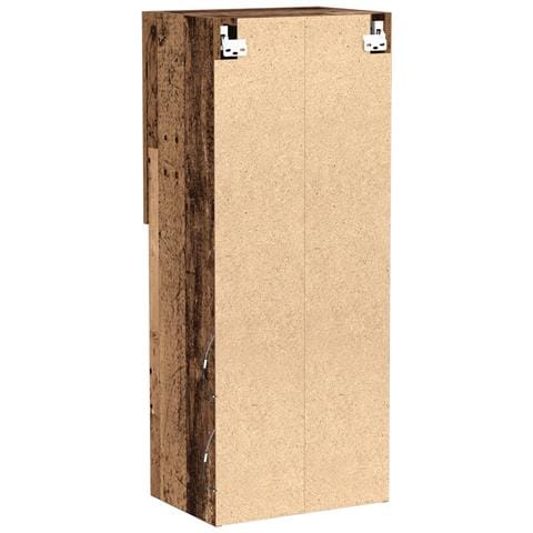 Mobile TV con luci LED in legno invecchiato 40,5x30x102 cm - Foto 9