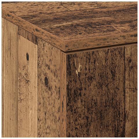 Armadio Alto Legno Vecchio 60x35x180 cm Legno Ingegnerizzato - Foto 9