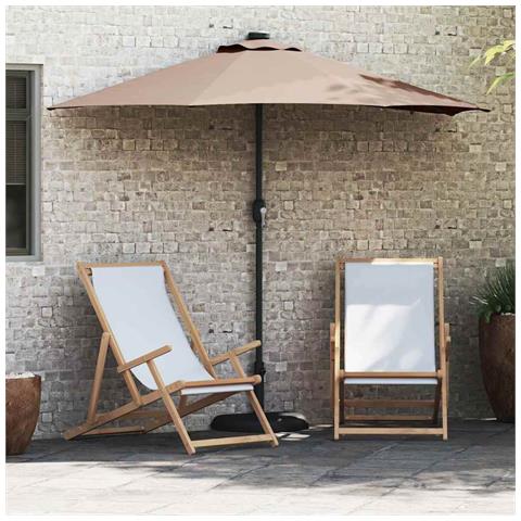 Ombrello da giardino Talpa 294 x 150 x 223 cm Tessuto - Foto 2