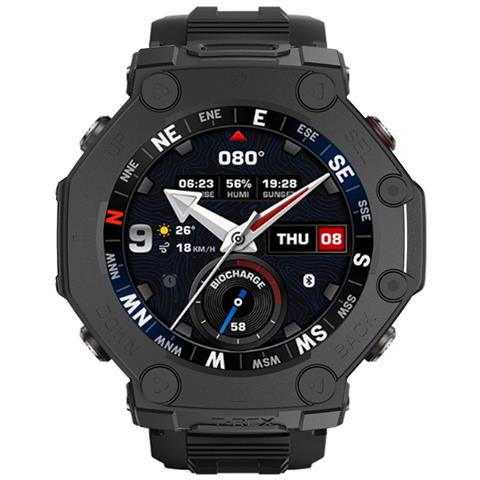 Custodia Protettiva In Pc Compatibile Con Amazfit T-rex 3 Pro (48mm) - Opzioni Monocolore E Bicolore Black - Foto 5