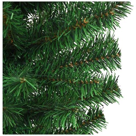 Albero di Natale artificiale preilluminato capovolto con set di palline - Foto 9