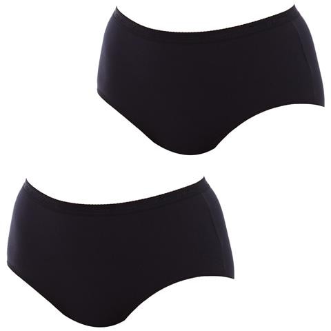Confezione Da 2 Mutandine Midi Biologiche P0azk Donna - Foto 1