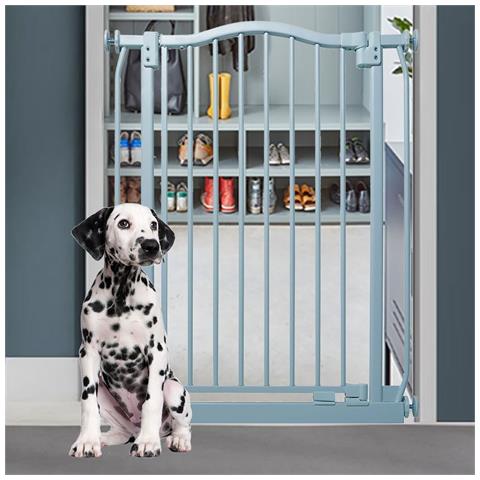 Bettacare Cancelletto Per Cani Extra Alto Con Parte Superiore Incurvata, 207cm - 216cm, Grigio Opaco, Extra Alto 100cm In Altezza - Foto 2