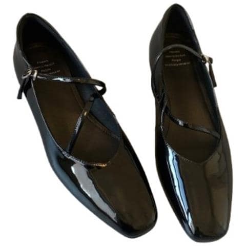 Eleganti Scarpe Mary Jane In Pelle Con Punta Quadrata - Comfort E Stile Black 37 - Foto 1