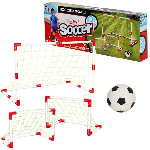 Set porta calcio per bambini 2-in-1 + pompa e pallone - Foto 4