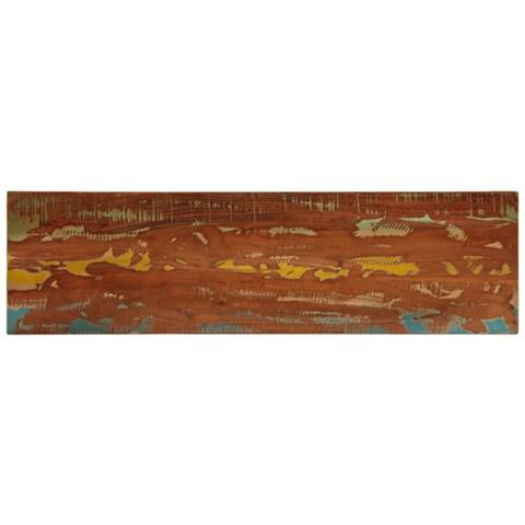 Piano Tavolo 120x30x3,8 cm Rettangolare in Massello di Recupero - Foto 1