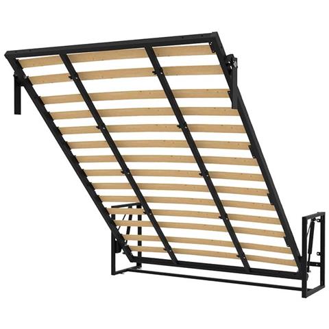 Letto a Scomparsa Morphy Classic - Sistema multifunzionale modulare SizeFlex & TypeFlex, letto a scomparsa salvaspazio ed estensibile con moduli divano (140x200 cm, Verticale) - Foto 1