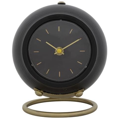 Orologio Da Tavolo Vkh295-nero-metallo-16x13x19 Cm - Foto 1