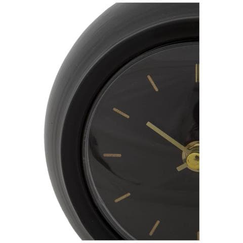 Orologio Da Tavolo Vkh295-nero-metallo-16x13x19 Cm - Foto 2