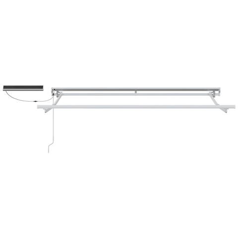 Struttura della tenda elettrica retrattile Bianco 3,5 x 2,5 m - Foto 2