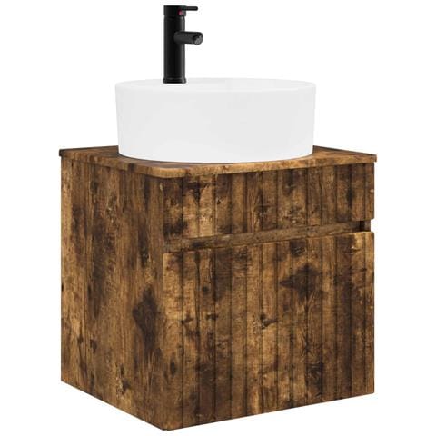 Mobile lavabo da parete Rovere Fumo 49 x 44,5 x 65 cm - Foto 1