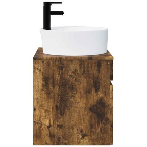Mobile lavabo da parete Rovere Fumo 49 x 44,5 x 65 cm - Foto 2