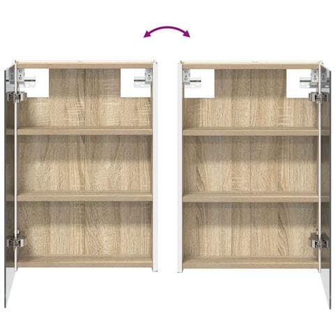 Set di mobili per il bagno 4 pcs Rovere Sonoma - Foto 9