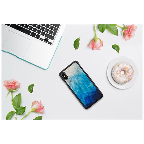 Custodia Per Iphone Xs Max, Blu E Nera - Foto 4