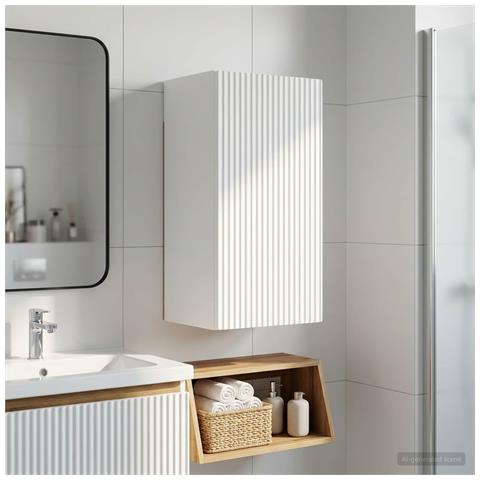 Armadio da bagno a muro ARNHEM Bianco 30 x 31 x 59 cm - Foto 2