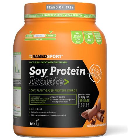 Soy Protein Isolate Delicious Chocolate Polvere 500 g - Foto 1