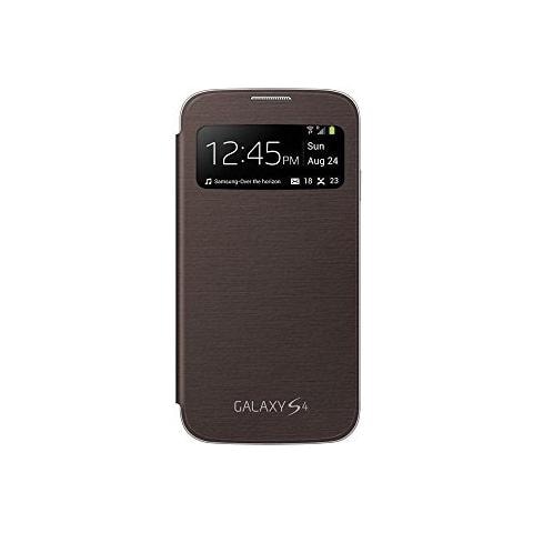 Flip Cover per Galaxy S4 Marrone - Foto 3