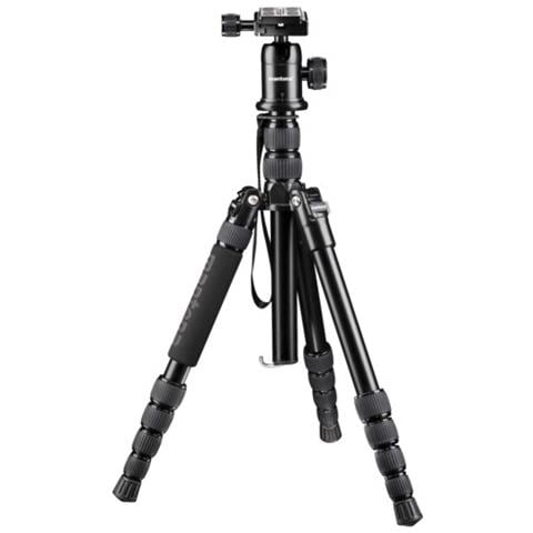 Treppiede con Testa a Sfera Altezza Max 143 cm Nero 19880-EU - Foto 1