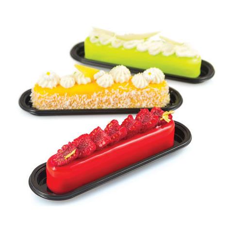 Fashion Eclair - Stampo In Silicone 130x25 H 25 Mm + 10 Vassoi + Cutter - Foto 5
