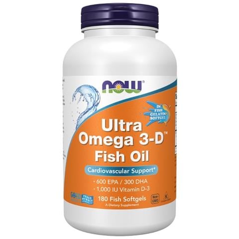 Olio Di Pesce Ultra Omega 3-d 180 Capsule Molli Di Pesce - Foto 3