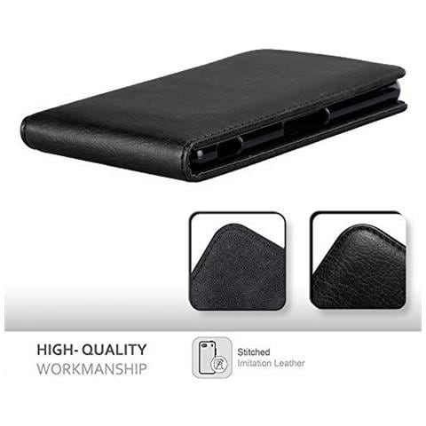 Custodia Compatibile Con Sony Xperia Z3 In Nero Di Notte - Coperchio Protettivo In Design Flip Con Chiusura Magnetica - Foto 2