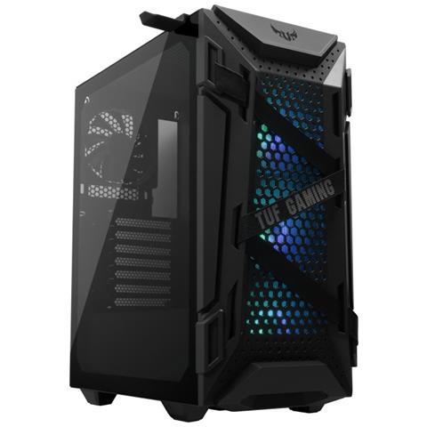 Case TUF Gaming GT301 Middle Tower ATX / micro ATX / Mini-ATX 2 Porte USB 3.0 Colore Nero (Finestrato)  - Foto 1