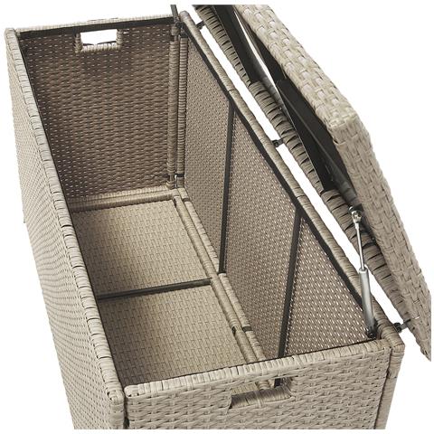 Bauletto In Rattan Color Tortora 126 X 46 Cm Modena - Foto 18