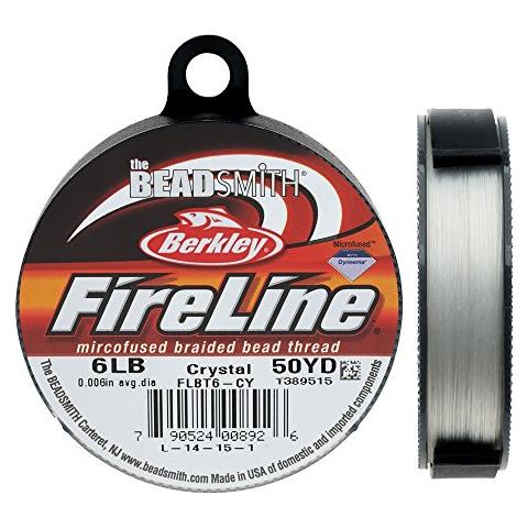 Xcr-1278 Filo Per Perline Intrecciato In Cristallo. 006 "" / 50 Yd - Foto 1