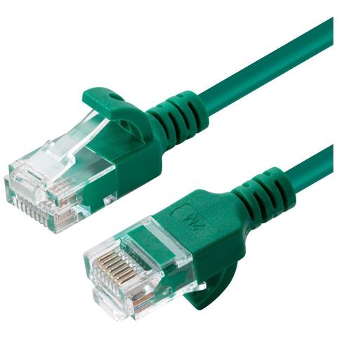 W125628015 Cavo Di Rete Verde 1,5 M Cat6a U /utp [utp] (u /utp Cat6a Slim 1.5m Green - Unshielded Network Cab - Foto 2