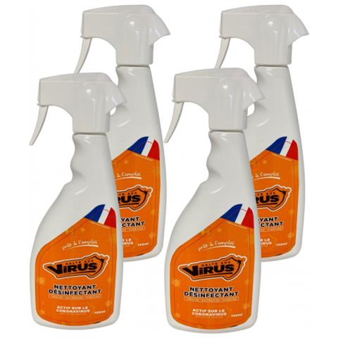Detergente Battericida Per Superfici - Venteo - Arancione - Adulto - Detergente Virucida E Fungicida - Lotto 4 - 750ml - Foto 1