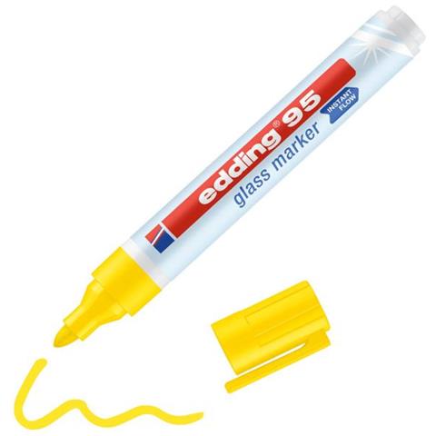 Edding 95 Glass Evidenziatore 1 Pz Tipo Di Punta Giallo - Foto 1