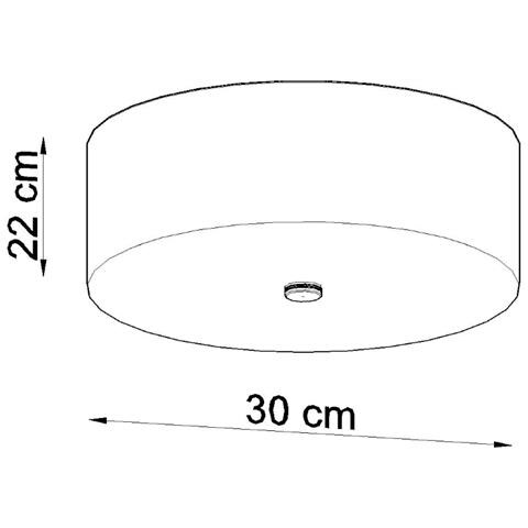 Sollux Lighting Lampada A Soffitto Skala 30 Bianco Sl.0759 - Minimalista Lampade Da Soffitto Bianco 22x30x30 Cm - Foto 7