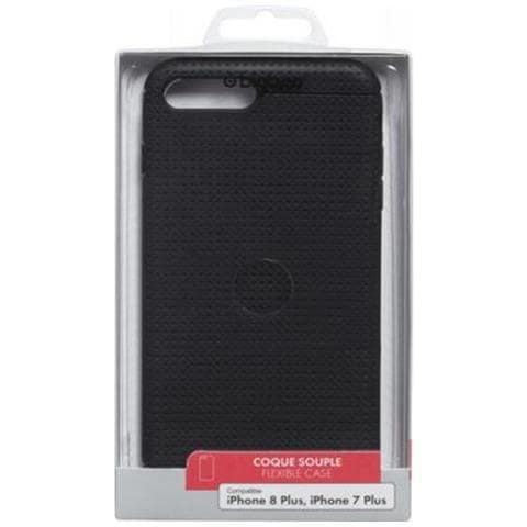 Cover Per Iphone 7 Plus / 8 Plus Morbida Con Finitura Microforata, Nero - Foto 2