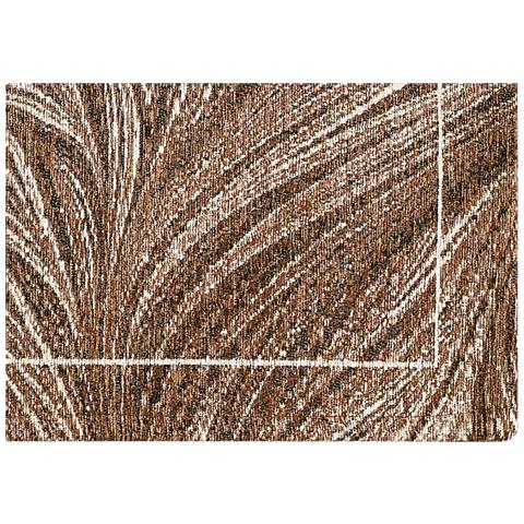 Tappeto Arredo Salotto Antiscivolo Scendiletto Camera Dis. Dallas By Suardi 140x200 Marrone - Foto 2