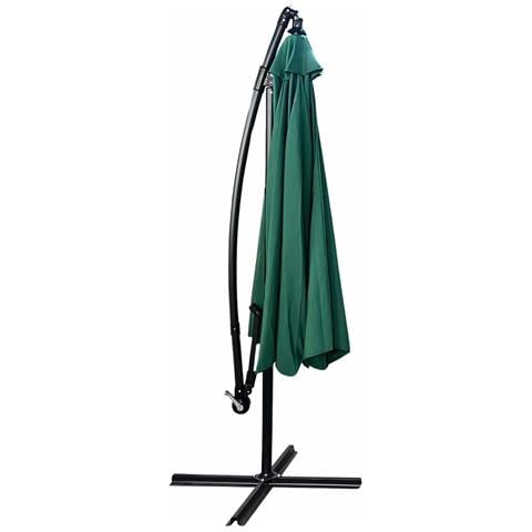 Ombrellone da Giardino ASTER con Protezione UV, Colore Rosso, 300x300x245 cm - Foto 2