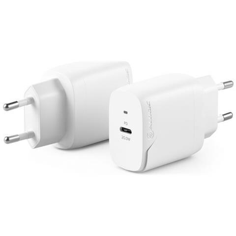 WC1X20-EU Caricabatterie per dispositivi mobili Smartphone Bianco AC Interno - Foto 1