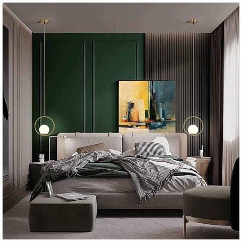 Lampadario A Sospensione Sfera In Vetro Attacco G9 Moderno Bronzo - Foto 2