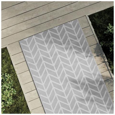 Tappeto Da Esterni Grigio 80x150 Cm In Pp - Foto 1