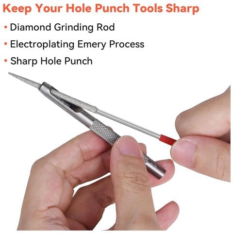 Kit Di Utensili Per Occhielli Con 440 Set Di Occhielli Metallici Da 5 Mm - Foto 2